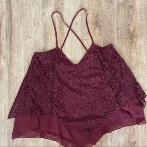 Abercrombie Cross Strap Tank Top